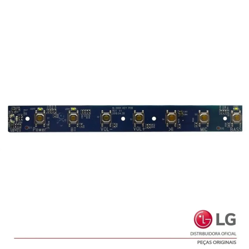 PLACA TECLADO DE FUNÇÕES LG PK3 EBR87276401 E190407 09001031617 - ORIGINAL