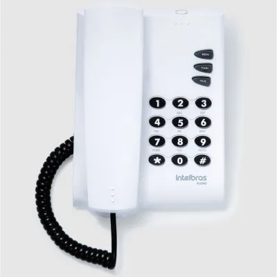 TELEFONE COM FIO INTELBRAS PLENO | CINZA ÁRTICO