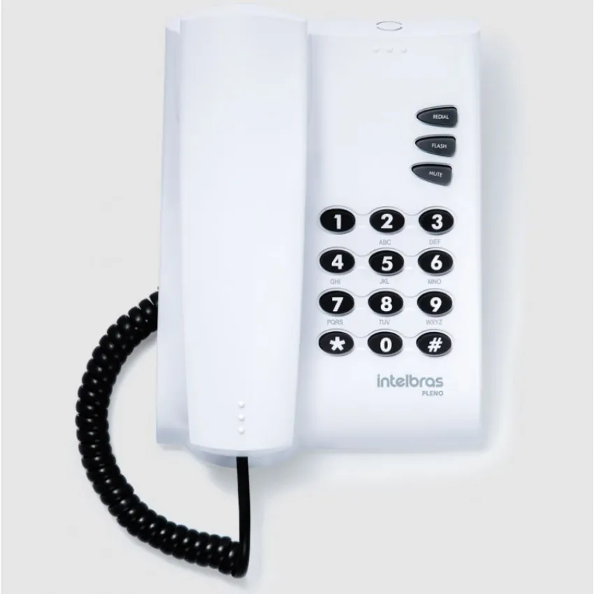 TELEFONE COM FIO INTELBRAS PLENO | CINZA ÁRTICO