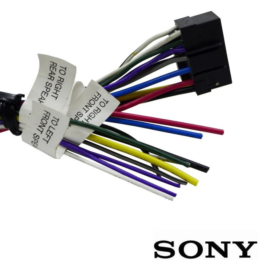 CHICOTE RÁDIO SONY / JVC / AIWA / BLAUPUNKT - CONECTOR