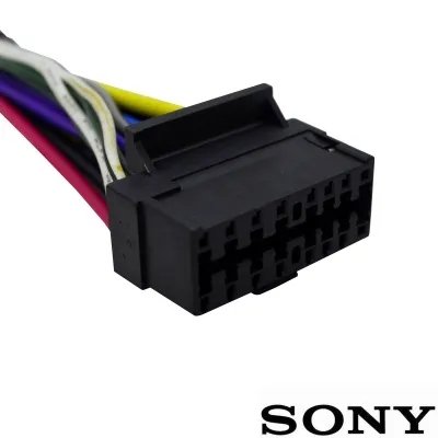 CHICOTE RÁDIO SONY / JVC / AIWA / BLAUPUNKT - CONECTOR