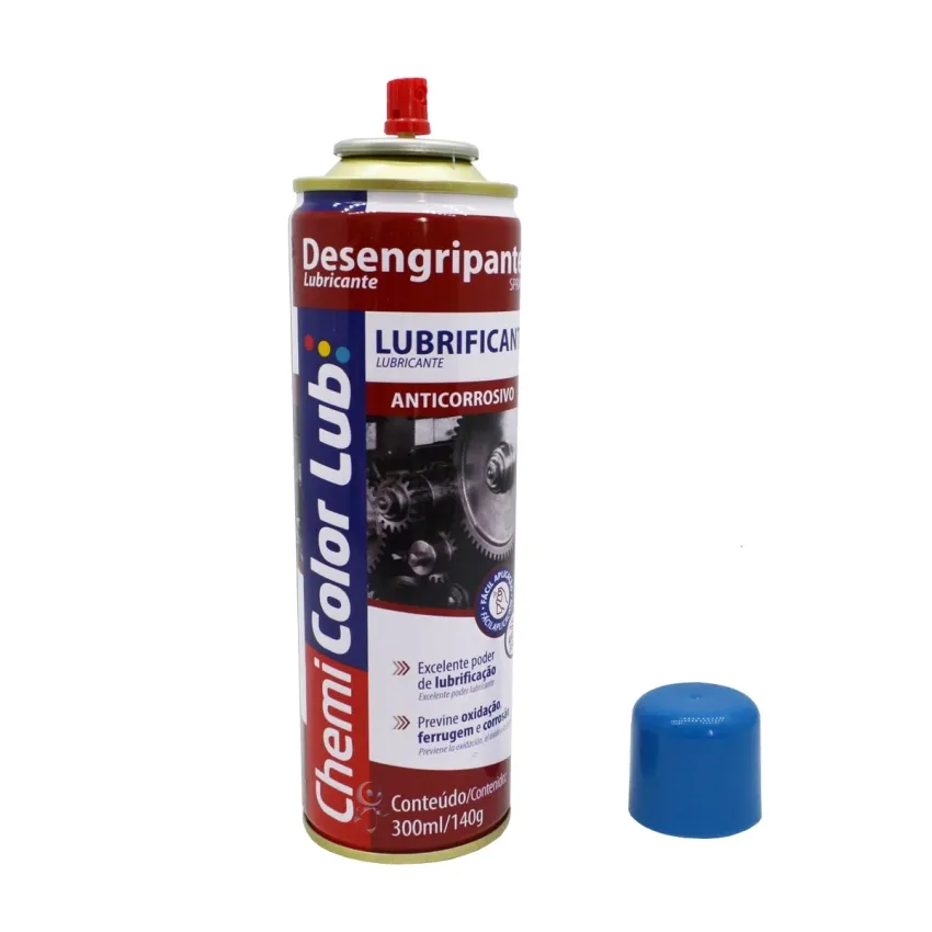 ÓLEO SPRAY DESENGRIPANTE LUBRIFICANTE CHEMICOLOR 300ML