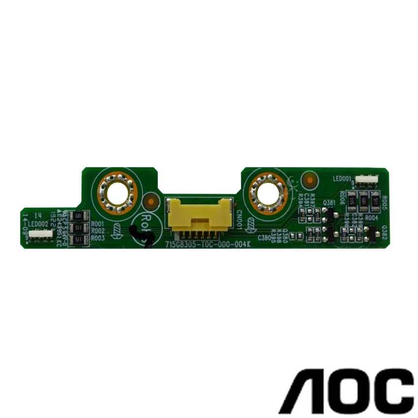 KIT BOTÃO POWER + PLACAS DE LED AOC MONITOR AG322FCX 715G8342-K0A-001-004L / 715G8428-T0B-000-004T / 715G8305-T0C-000-004K