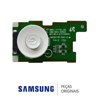 PLACA BOTÃO POWER MONITOR SAMSUNG LC32F391FWLXZD C32F391FW C32F391FWL BN41-02522A