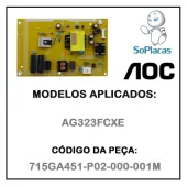 PLACA FONTE AOC AG323FCXE 715GA451-P02-000-001M | ORIGINAL