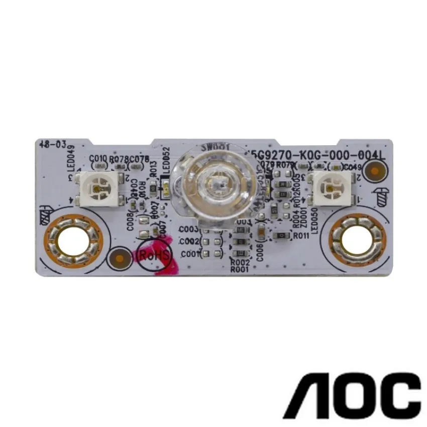 PLACA DO SENSOR | BOTÃO POWER AOC AG323FCXE 715G9270-K0G-000-004L 