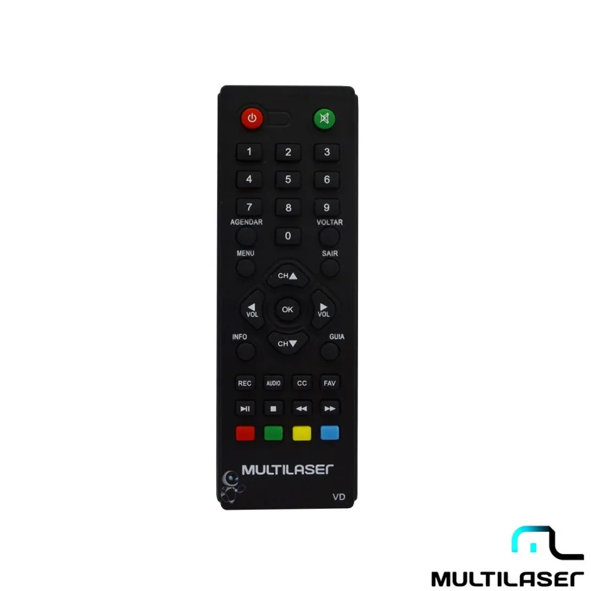 CONTROLE REMOTO CONVERSOR DIGITAL MULTILASER RE219 | ORIGINAL