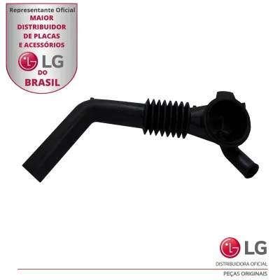 Tubo de Borracha Mangueira Tanque/ Bomba Lg Lava e Seca 4738ER1006A