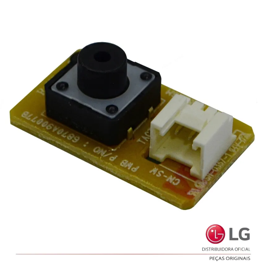 BOTÃO POWER LIGA/DESLIGA DA EVAPORADORA AR CONDICIONADO LG AMNW07GDBR0 AMNW09GDBR0 AMNW09GEBA0 6871A20259D