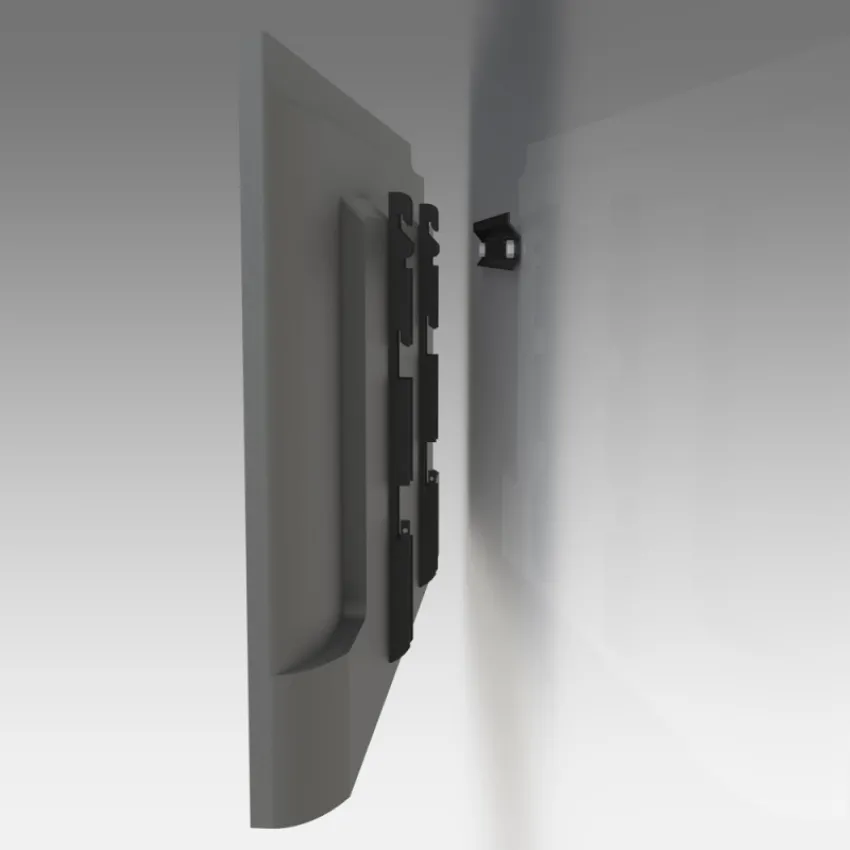 Suporte Multivisão Stpf66 De Parede Para Tv/monitor De 32 Até 65 Preto