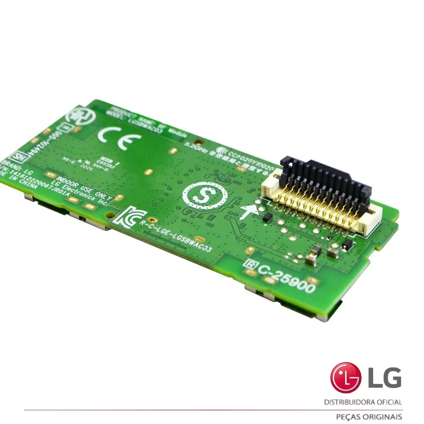 PLACA WI-FI BLUETOOTH LG 32LQ620BPSB 32LQ621CBSB 43UP7500PSF 43UP751C0SF 43UQ7500PSF EAT65166902 EBR33057301
