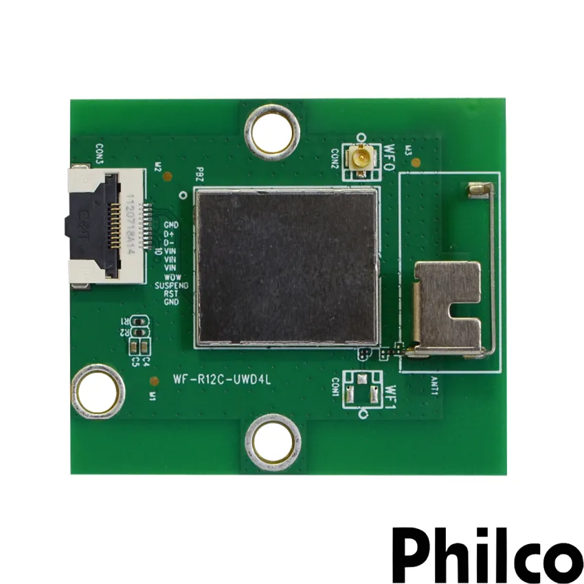 PLACA MODULO WI-FI PHILCO PTV43G70R2CSGBL PTV50G70R2CBBL WF-R12C-UWD4L | ORIGINAL