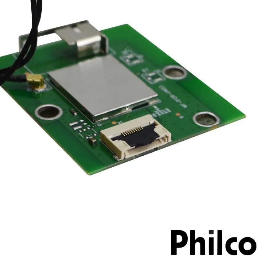 PLACA MODULO WIFI + BOTÃO POWER SENSOR PHILCO PTV32G70RCH WF-R12B-UWD3 JUI7.820.0297-7 JUC7.820.00181663 | ORIGINAL