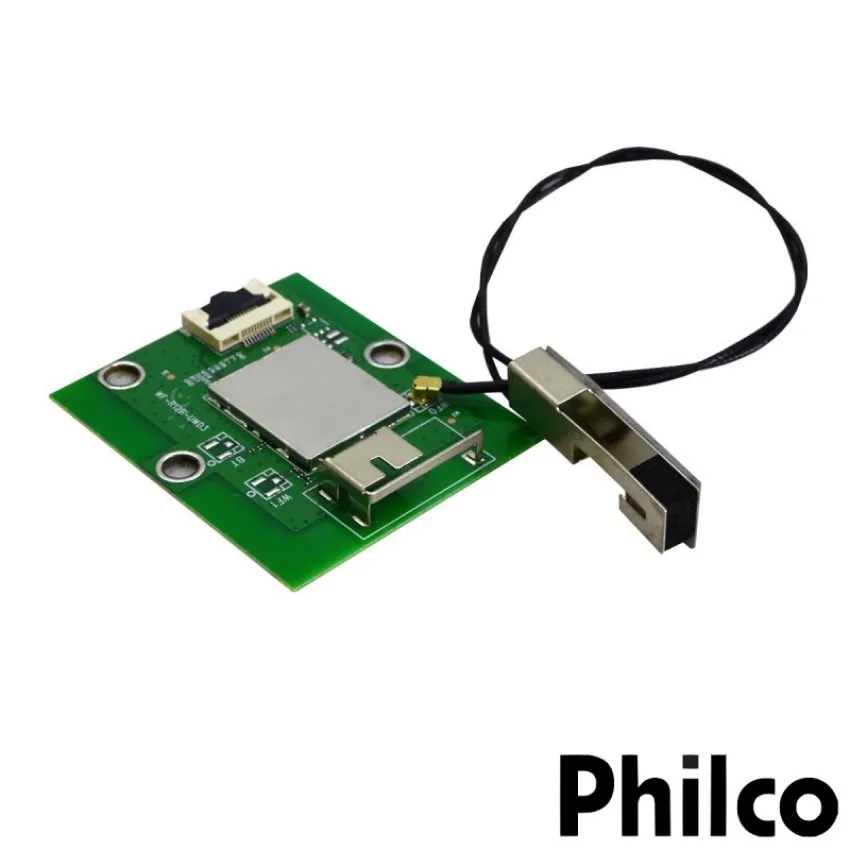 PLACA MODULO WIFI + BOTÃO POWER SENSOR PHILCO PTV32G70RCH WF-R12B-UWD3 JUI7.820.0297-7 JUC7.820.00181663 | ORIGINAL