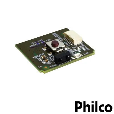 PLACA MODULO WIFI + BOTÃO POWER SENSOR PHILCO PTV32G70RCH WF-R12B-UWD3 JUI7.820.0297-7 JUC7.820.00181663 | ORIGINAL