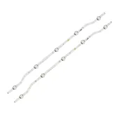 KIT BARRAMENTO SAMSUNG UN32J4000 UN32J4200 UN32J4300 UN32T4300 UN32J4290 LM41-00463A | ORIGINAL - 2 BARRAS C/ 5 LEDS