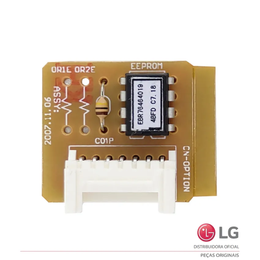 PLACA EEPROM EVAPORADORA AR CONDICIONADO LG USNQ122HSA0 USNQ122HSG3 EBR76464019 | ORIGINAL