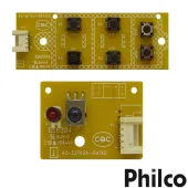 TECLADO DE FUNÇÕES + PLACA SENSOR PHILCO PH32E 40-MT10L1-KEA1XG / 40-32P60A-IRA1XG