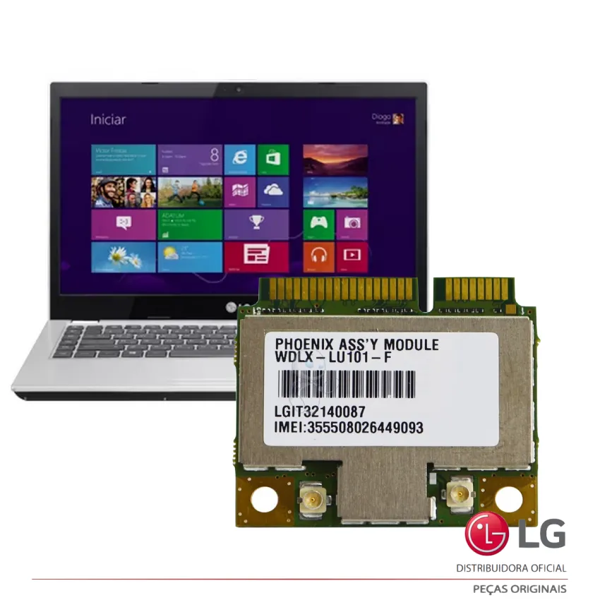 MODULO WI-FI NOTEBOOK LG U460 Z160 WDLX-LU101-F EAT61794401 | ORIGINAL