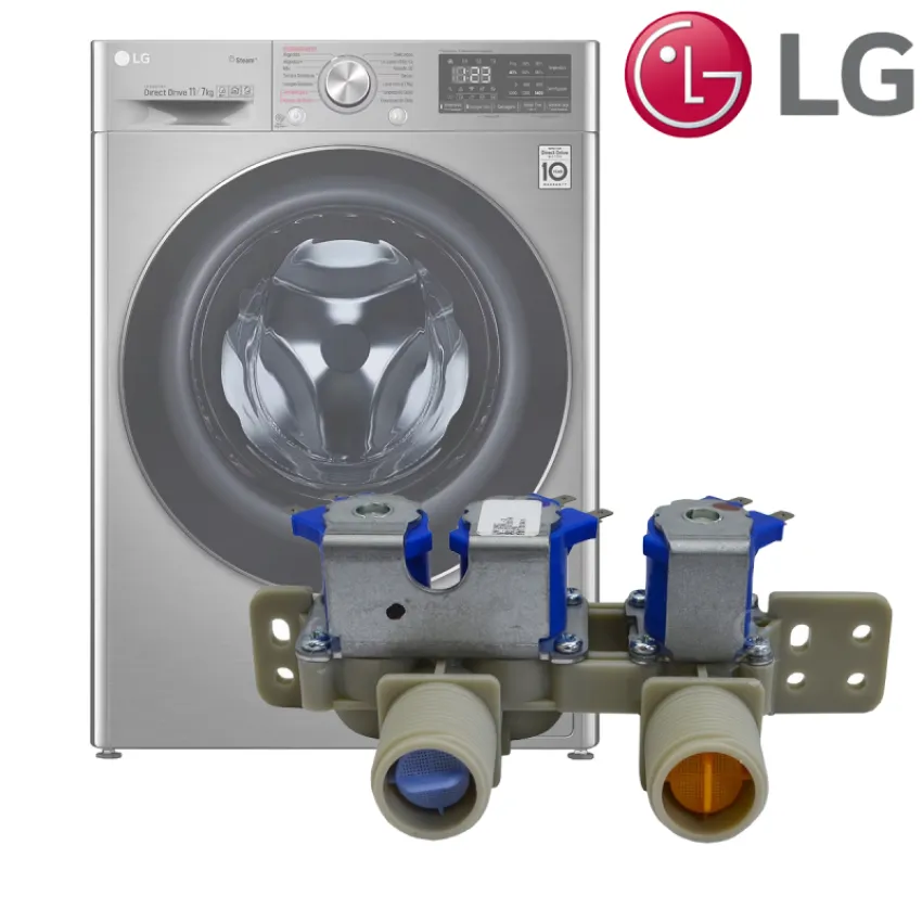 VALVULA DE ENTRADA 3 VIAS LAVADORA LG 12V T1209DB T1209DS T1409DB WFS1738EKD WT-H8006 WT-R1071TP WT13DSBP 5221EA1001H
