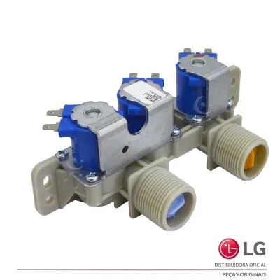 VALVULA DE ENTRADA 3 VIAS LAVADORA LG 12V T1209DB T1209DS T1409DB WFS1738EKD WT-H8006 WT-R1071TP WT13DSBP 5221EA1001H