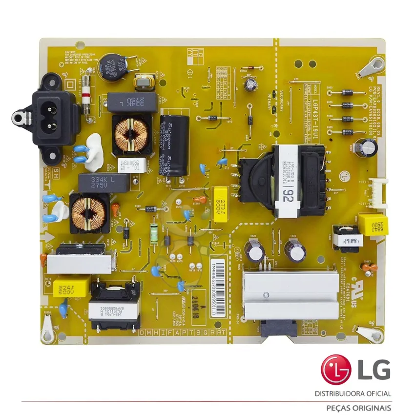 PLACA FONTE LG 43UN731C0SC 43UP7500 43UP751C0SF 43UQ7500 43UQ751C0SF EAY65170108 EAY65170101 EAX68304102 | ORIGINAL