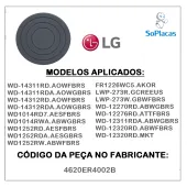 KIT 4 - BORRACHAS ANTIDERRAPANTE PÉ LAVA E SECA LG 4620ER4002B