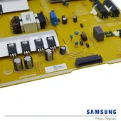 PLACA FONTE SAMSUNG QN55Q80 QN55Q80RAG BN44-00986A NOVA | ORIGINAL