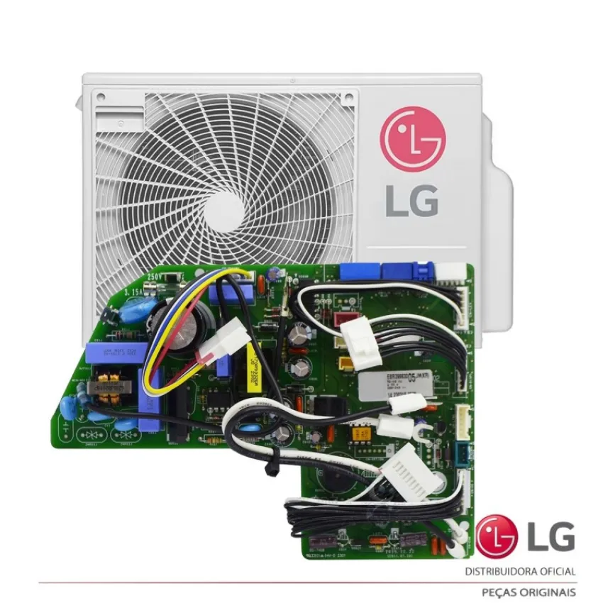 PLACA PRINCIPAL AR CONDICIONADO LG ARNU12GSEL2 EBR39983005 - ORIGINAL