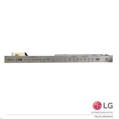 PAINEL FRONTAL COMPLETO MAQUINA DE LAVAR LOUÇA LG EBR81815701 EAX66874202 AGL75675201