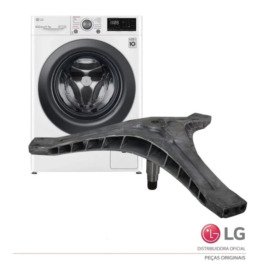 SUPORTE DE FIXAÇÃO DO TAMBOR DE LAVAGEM MÁQUINA DE LAVAR ROUPAS LG CV3011BC4 CV7011WS4A CV9011EC4 - MHW62541301