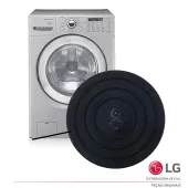 KIT COM 4 PEÇAS - CALÇO / PÉ DE BORRACHA DURA LAVADORA / LAVA E SECA LG 4620ER4002A