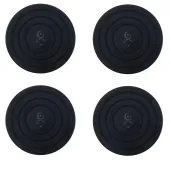 KIT COM 4 PEÇAS - CALÇO / PÉ DE BORRACHA DURA LAVADORA / LAVA E SECA LG 4620ER4002A