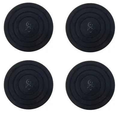 KIT COM 4 PEÇAS - CALÇO / PÉ DE BORRACHA DURA LAVADORA / LAVA E SECA LG 4620ER4002A