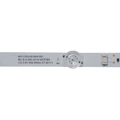 KIT BARRAMENTO DE LED MONITOR LG 27MP400-B 27MP400 M08-SL27030-0601N-5253C  | 2 BARRAS C/ 6 LEDS - ORIGINAL