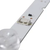 KIT BARRAMENTO DE LED MONITOR LG 27MP400-B 27MP400 M08-SL27030-0601N-5253C  | 2 BARRAS C/ 6 LEDS - ORIGINAL
