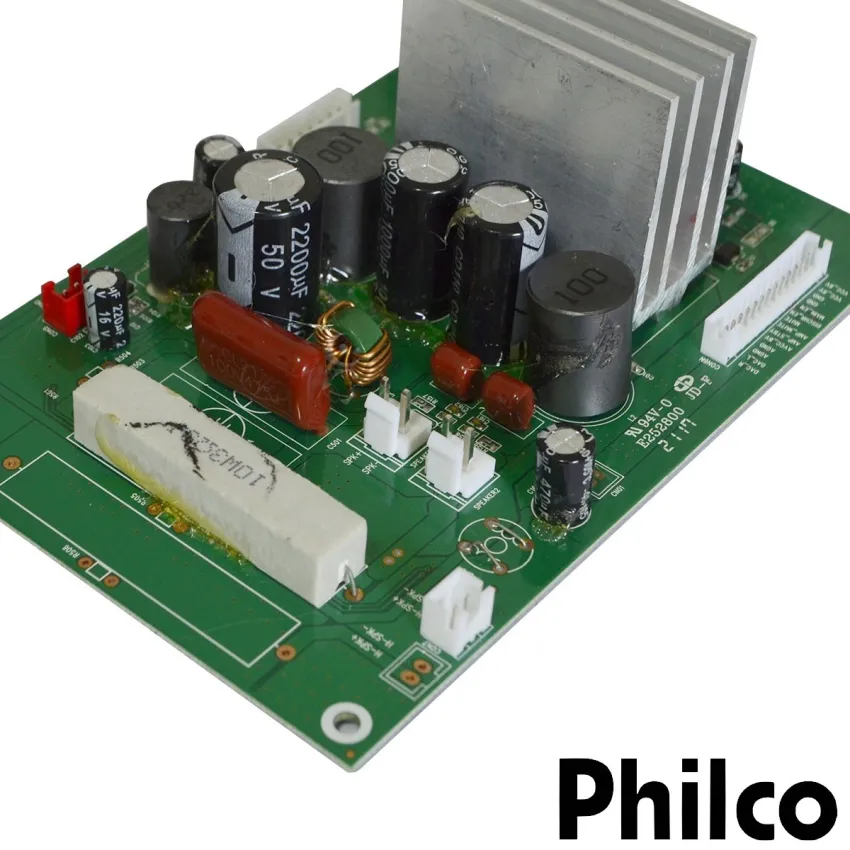 PLACA AMPLIFICADORA PHILCO CAIXA ACÚSTICA PCX18000 KP639 173-00639002-09001 | ORIGINAL