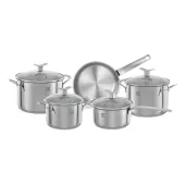 CONJUNTO DE PANELAS INOX 5 PEÇAS ELECTROLUX DESIGN EM AÇO INOXIDÁVEL | A18778801