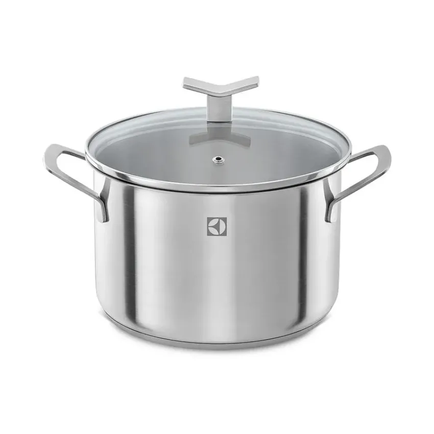 CONJUNTO DE PANELAS INOX 5 PEÇAS ELECTROLUX DESIGN EM AÇO INOXIDÁVEL | A18778801