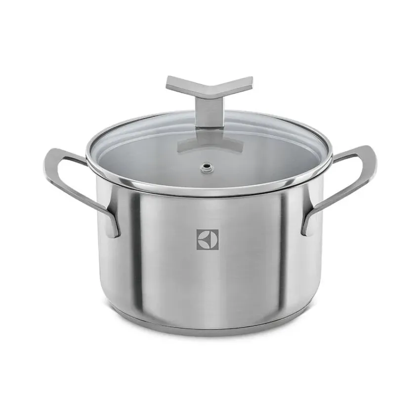 CONJUNTO DE PANELAS INOX 5 PEÇAS ELECTROLUX DESIGN EM AÇO INOXIDÁVEL | A18778801