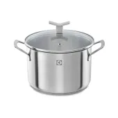 CONJUNTO DE PANELAS INOX 5 PEÇAS ELECTROLUX DESIGN EM AÇO INOXIDÁVEL | A18778801
