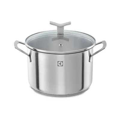 CONJUNTO DE PANELAS INOX 5 PEÇAS ELECTROLUX DESIGN EM AÇO INOXIDÁVEL | A18778801