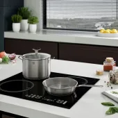 CONJUNTO DE PANELAS INOX 5 PEÇAS ELECTROLUX DESIGN EM AÇO INOXIDÁVEL | A18778801