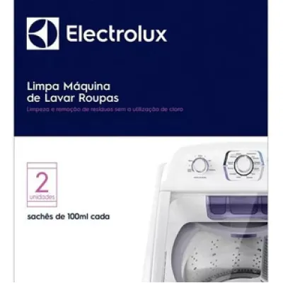 LIMPA MÁQUINA DE LAVAR ROUPAS 2 SACHES 100ML REMOVE SUJEIRAS E RESIDUOS - 80000723