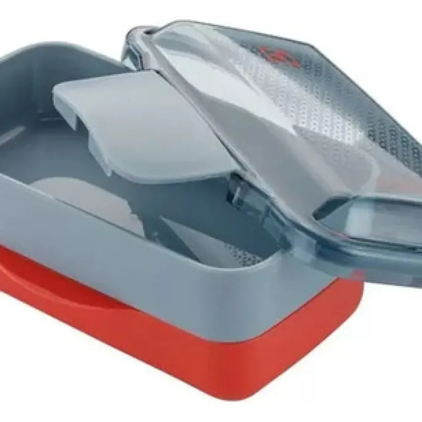 MARMITA LUNCH BOX TAMPA EASY OPEN ELECTROLUX 2 EM 1 VERMELHA - A15338201