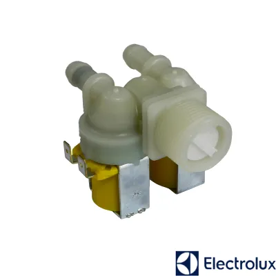 VÁLVULA DUPLA DE ÁGUA 2 VIAS LAVADORA ELECTROLUX 127V EW110GVCW EW110GVYW EW112PLCW EW115SLYW EW12PHYW | 64287503