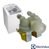 VÁLVULA DUPLA DE ÁGUA 2 VIAS LAVADORA ELECTROLUX 127V EW110GVCW EW110GVYW EW112PLCW EW115SLYW EW12PHYW | 64287503