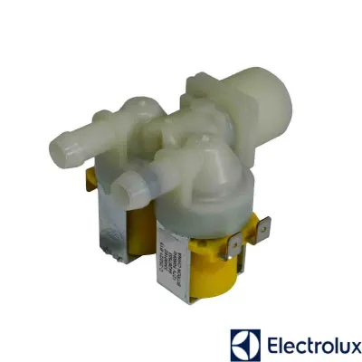 VÁLVULA DUPLA DE ÁGUA 2 VIAS LAVADORA ELECTROLUX 127V EW110GVCW EW110GVYW EW112PLCW EW115SLYW EW12PHYW | 64287503