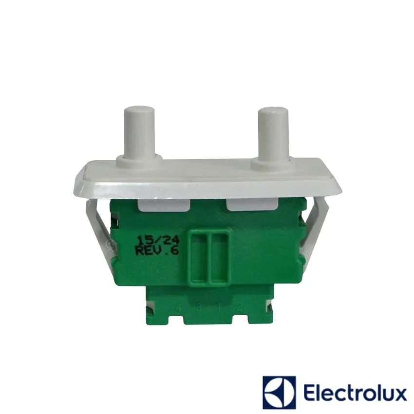 INTERRUPTOR DA PORTA DUPLO GELADEIRA ELECTROLUX 127/220V DC34 DC38 DC40 DC41 DC45 DC46 DC47 DC47A | 64484557