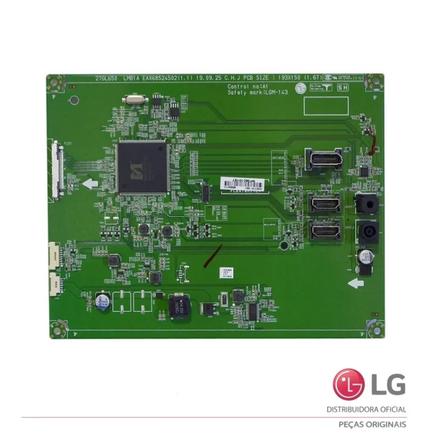 PLACA PRINCIPAL MONITOR LG 27GL650F 27GL650F-B EBU63533717 EBU67189802 | ORIGINAL